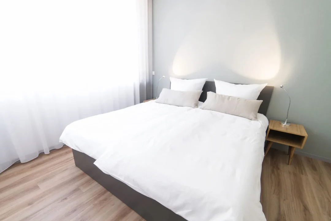 City Studios Heidenheim - Schlafzimmer Bett